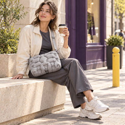 Stitchmora Loom Puffer Crossbody