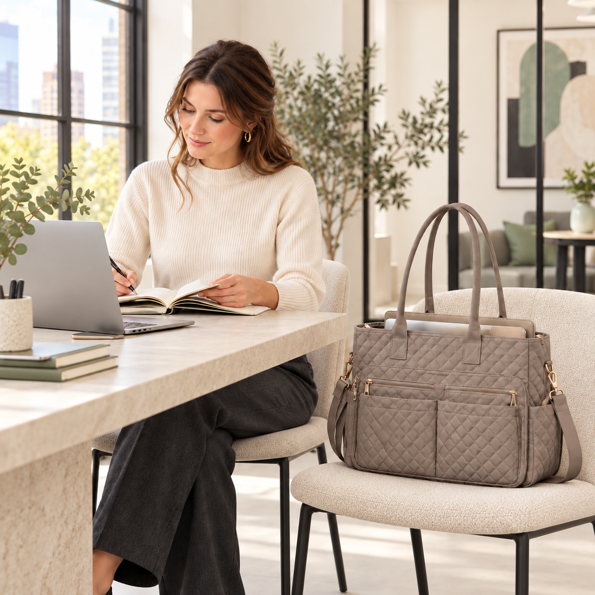 Stitchmora Dayframe Quilted Work Tote